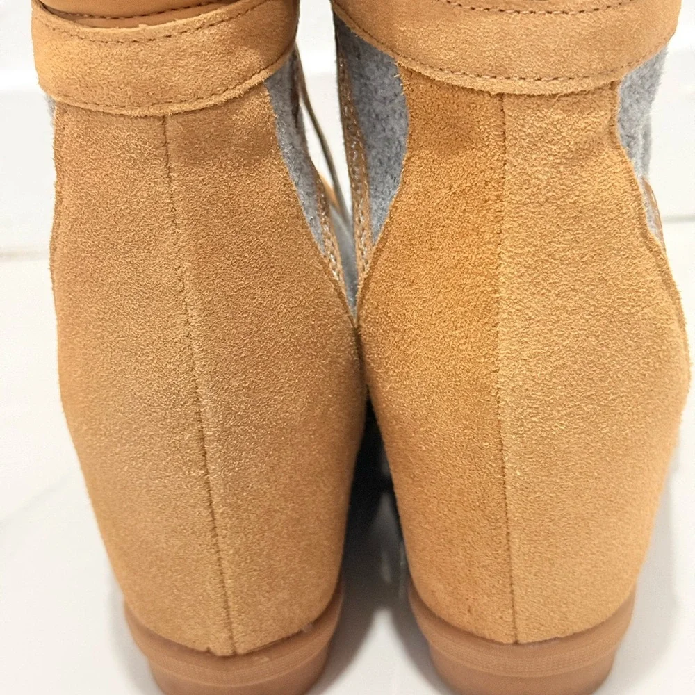 Serra women's lace-up wedge urban chic boots‎ 10